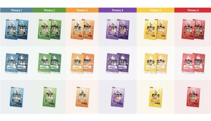 Textbooks for primary school Grade 1 to 6