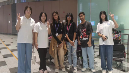 Nepal students in China